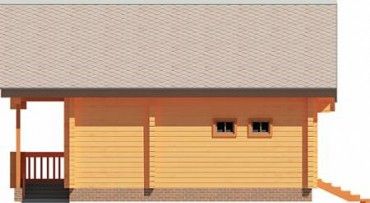 Проект деревянного дома 1560