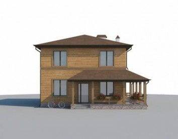 Проект деревянного дома 10-2039-2