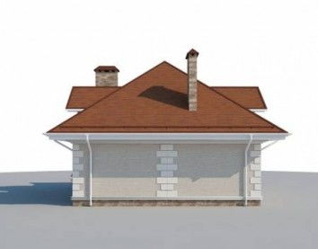 Проект дома из блоков 10-2223