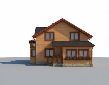 Проект деревянного дома 10-2206