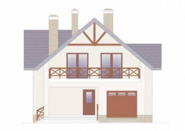 Проект дома из блоков 1359