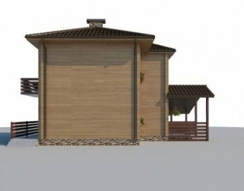 Проект деревянного дома 10-2015