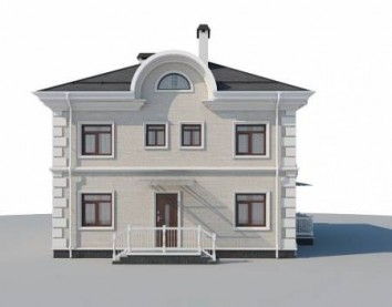 Проект дома из блоков 10-2208