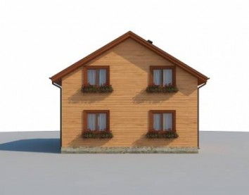 Проект деревянного дома 10-2206