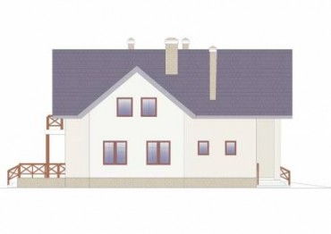 Проект дома из блоков 1359