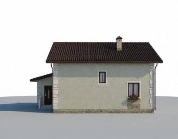 Проект дома из блоков 10-2150-2