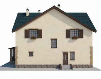 Проект дома из блоков 1239