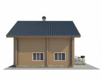 Проект деревянного дома 10-2013