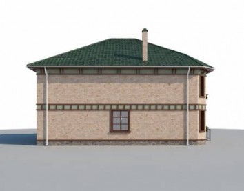 Проект дома из блоков 10-2112