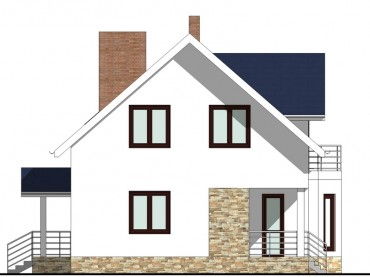 Проект дома из блоков 1310