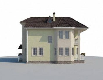 Проект дома из блоков 10-2172-2