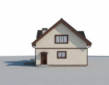 Проект дома из блоков 10-2103