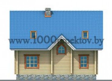 Проект деревянного дома 1035