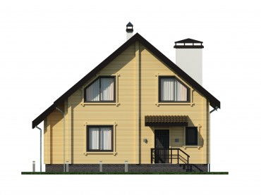 Проект деревянного дома 3-12