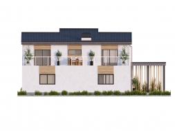 Проект дома из блоков 1-02