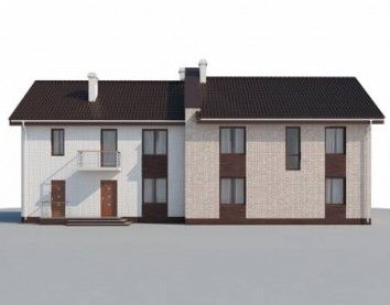 Проект дома из блоков 10-2171