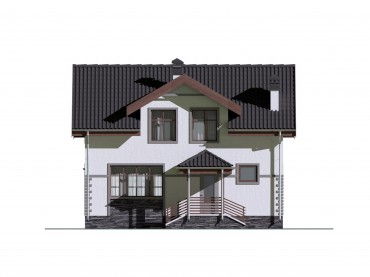 Проект каркасного дома 2-9