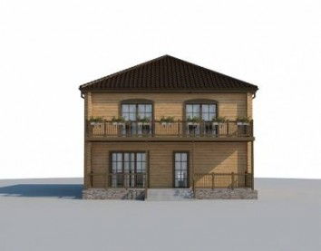 Проект деревянного дома 10-2028-2