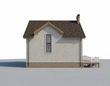 Проект дома из блоков 10-2209