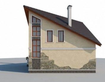 Проект дома из блоков 10-2156