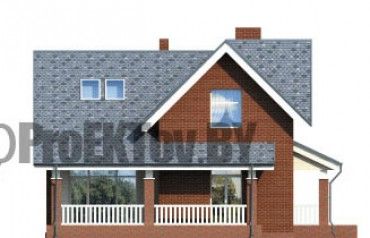 Проект дома из блоков 1127