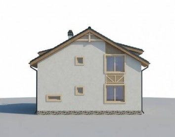 Проект дома из блоков 10-2055