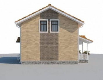 Проект дома из блоков 1-46