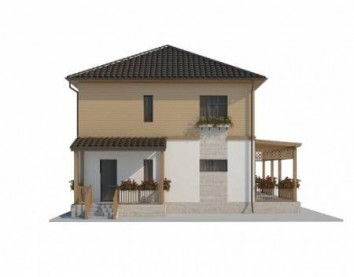 Проект дома из блоков 10-2024