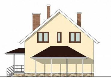 Проект дома из блоков 1509