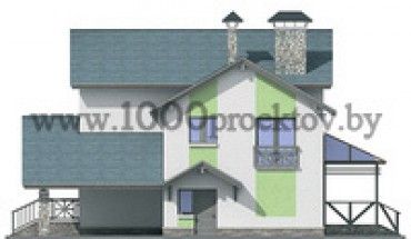 Проект дома из блоков 1088