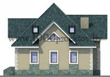 Проект дома из блоков 1086