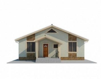 Проект дома из блоков м42