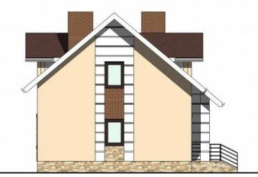Проект дома из блоков 1184