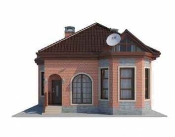 Проект дома из блоков 10-2135