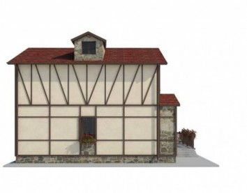 Проект дома из блоков 10-2022