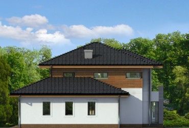 Проект дома из блоков 1584