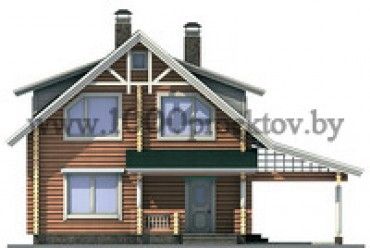 Проект деревянного дома 3-37
