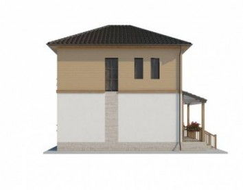 Проект дома из блоков 10-2024