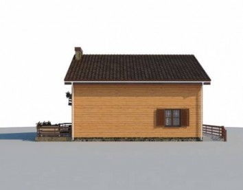 Проект деревянного дома 10-2087