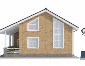 Проект дома из блоков 10-2059-2
