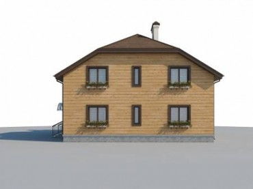 Проект деревянного дома 10-181-2