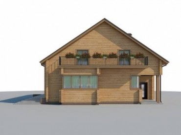 Проект деревянного дома 10-543-3