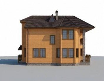 Проект деревянного дома 10-2172