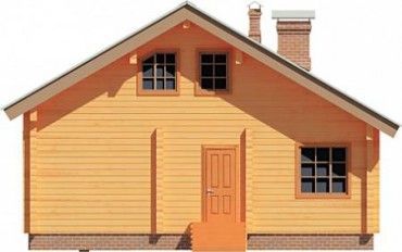 Проект деревянного дома 1560