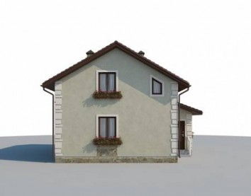 Проект дома из блоков 10-2150-2