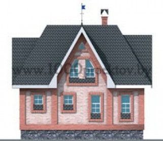 Проект дома из блоков 1019