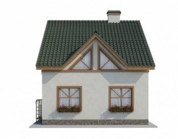 Проект дома из блоков 10-2046