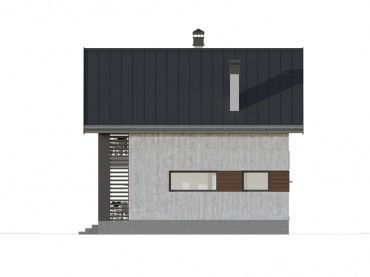 Проект каркасного дома 2-14