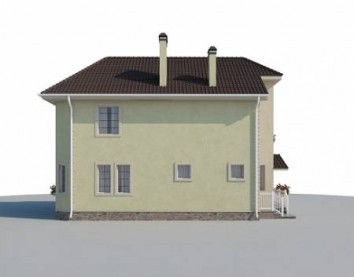 Проект дома из блоков 10-2172-2