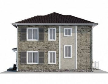 Проект дома из блоков 10-2069